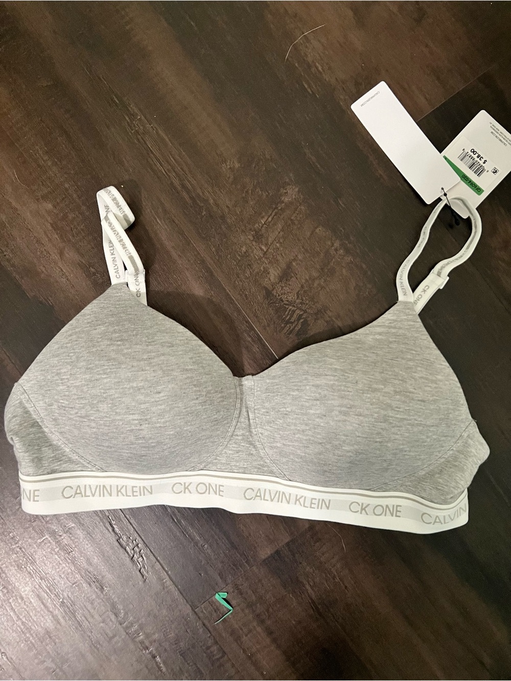 Calvin Klein Light Gray CK One Wireless T-Shirt Bra